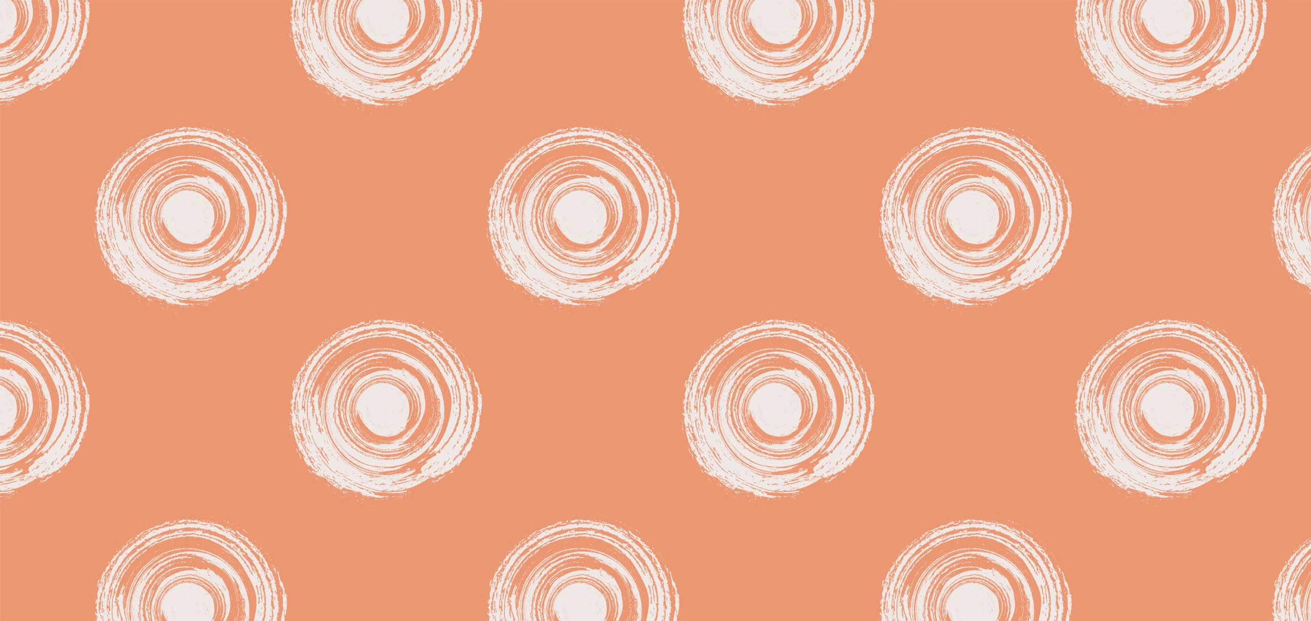 Natalie Wienand Collection NW05 White circles pattern on pink, Orms Print Room